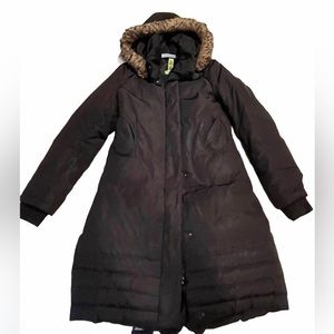 Soia and Kyo black parka sz Small